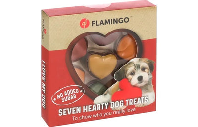 FLAMINGO Seven Heart, Praline za pse, mix okusa, 114g/7kom