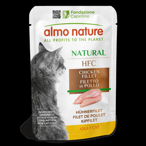 ALMO NATURE HFC Natural, pileći file u umaku, vrećica za mačke, 55g