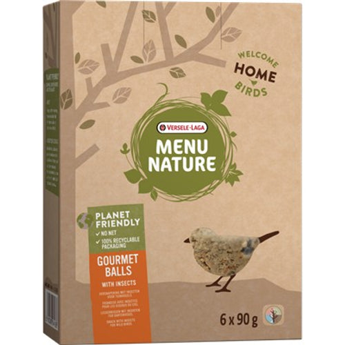VERSELE-LAGA Menu Nature, Gourmet lojne kugle, kukci, bez mrezice, 6 kom/90g