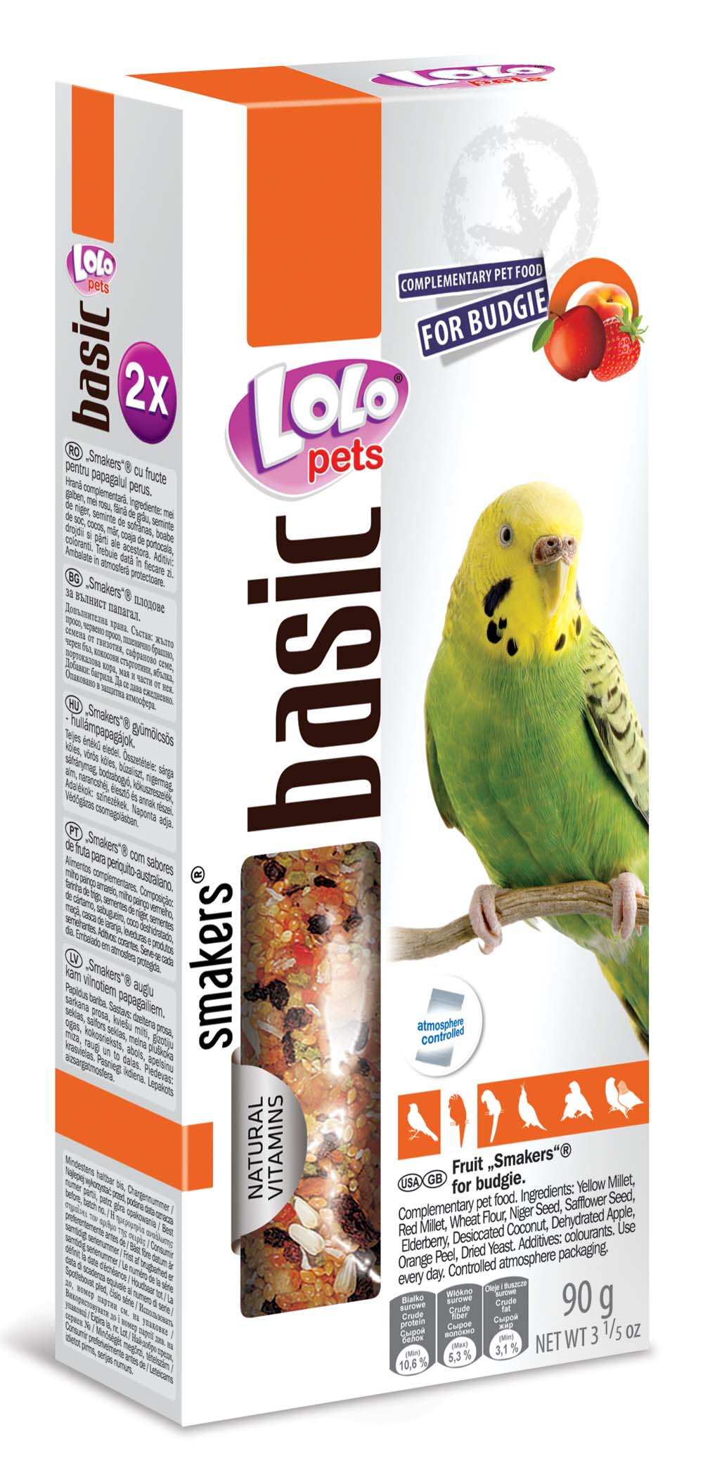 LOLO PETS Stapici s vocem, za tigrice, 2kom/90g