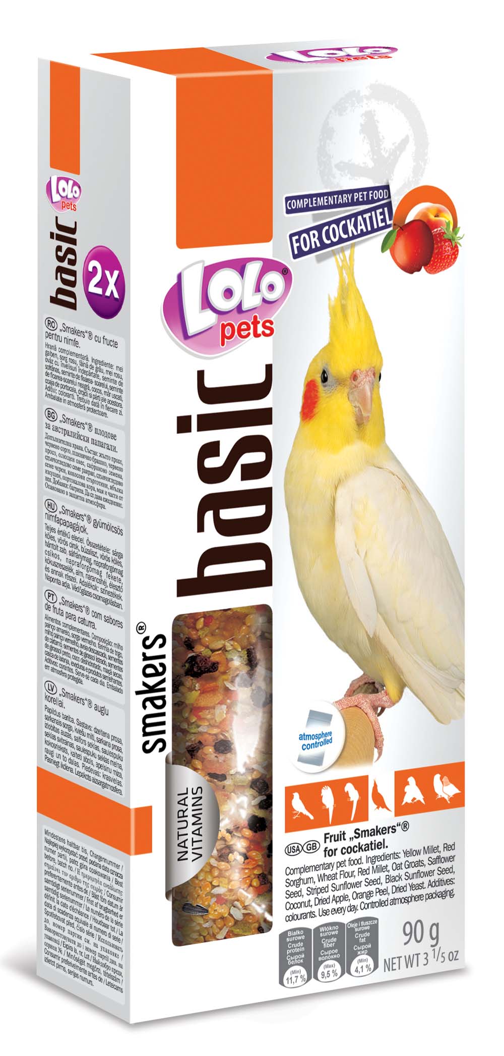 LOLO PETS Stapici s vocem, za nimfe, 2kom/90g