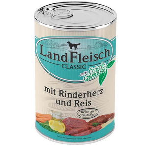 LANDFLEISCHCLASSIC s goveđim srcima i rižom, 400g