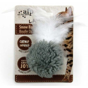 ALL FOR PAWS Lamb Snow Ball. s catnipom, 5cm, razne boje