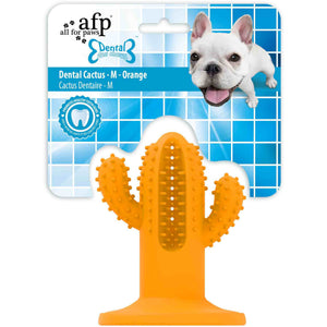ALL FOR PAWS Dental Dog Chews Cactus Orange M, 9,4x12,3x9,5cm