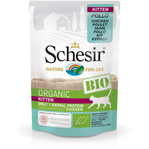 SCHESIR BIO KITTEN monoprotein piletina, 85g