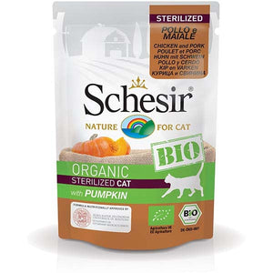SCHESIR BIO Sterilised piletina, svinjetina i bundeva, 85g