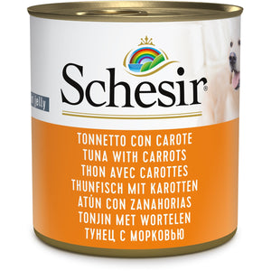 SCHESIR Konzerva za pse Tuna u želeu s mrkvom, 285g