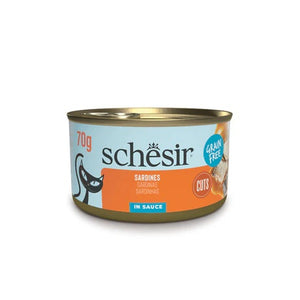 SCHESIR Komadići sardine u umaku, bez žitarica, 70g