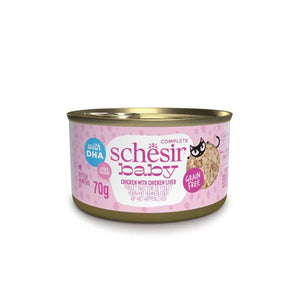 SCHESIR Baby KITTEN, mini fileti piletine s jetricom, bez žitarica, 70g