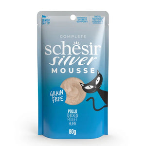 SCHESIR Silver Senior Mousse, piletina, bundeva, bez žitarica, 80g