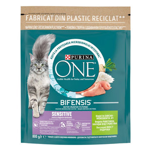 PURINA ONE Sensitive, bogato puretinom i rižom, 800g