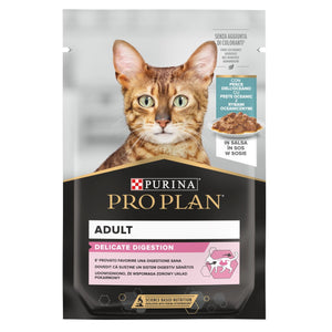 PRO PLAN Delicate Digestion, s oceanskom ribom, komadići u umaku, 85g