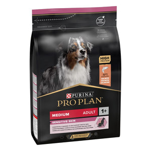 PRO PLAN Medium Sensitive Skin, bogato lososom, 3kg