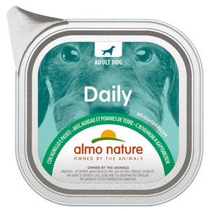 ALMO NATURE Daily, s janjetinom i krumpirom, pašteta za pse, 100g