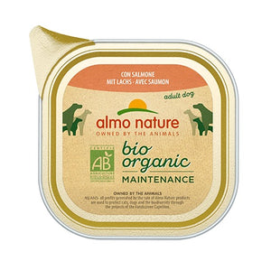 ALMO NATURE Bio Organic Maintenance, s lososom, pašteta za pse, 100g