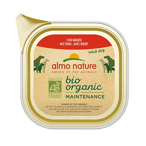ALMO NATURE Bio Organic Maintenance, s govedinom, pašteta za pse, 100g