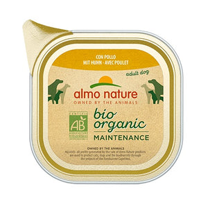 ALMO NATURE Bio Organic Maintenance, s piletinom, pašteta za pse, 100g