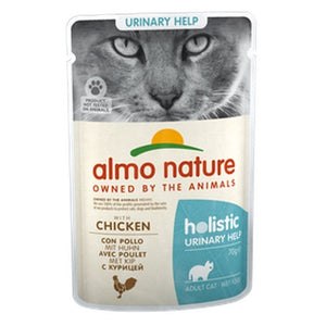 ALMO NATURE Holistic Urinary Help, s piletinom, vrećica za mačke, 70g