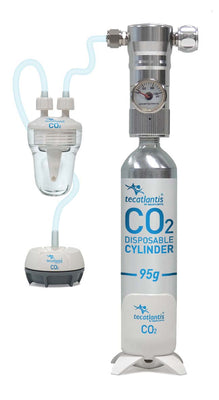 AQUATLANTIS Tectlantis CO2 Set-sadrži regulator, spremnik 95 g, difuzor i brojač