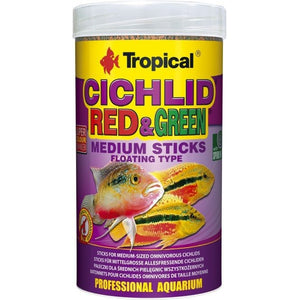 TROPICAL Cichlid Red&Green Medium Sticks, hrana za ciklide, štapići, 250ml