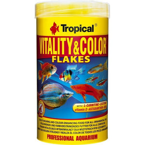 TROPICAL Vitality & Color Flakes, hrana za vitalnost i boju u listićima,250ml