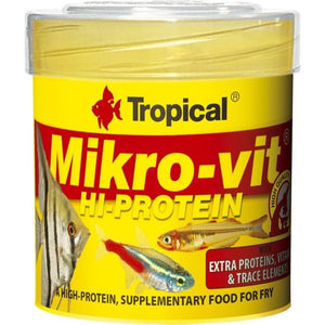 TROPICAL Mikro-Vit HiProtein, visokoproteinska hrana za mlađ, 50ml