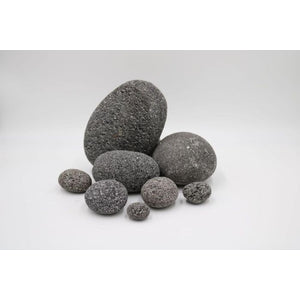 AQUADECO Zen Pebble M, okrugli lava kamen, 9 - 12cm