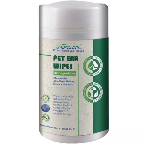 ARAVA Ear Wipes, biorazgradive maramice za čišćenje uha, za pse i mačke, 100kom