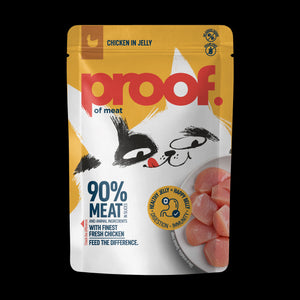 PROOF Hrana za odrasle mačke, piletina, u želeu, 85g