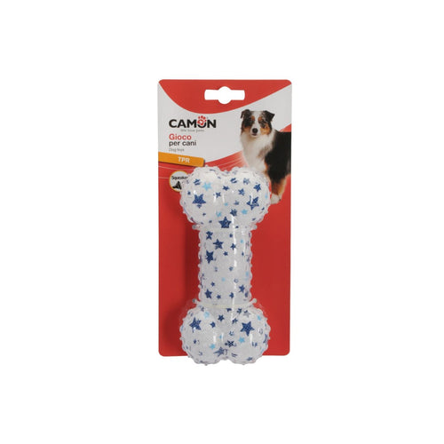 CAMON Igračka za pse Kost, TPR, s pištalicom, 16cm, razni motivi