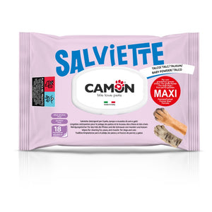 CAMON Higijenske maramice Maxi Talco, miris Baby pudera, 18kom, 30x40cm