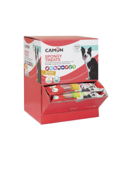 CAMON Spongy treats od batata, dentalna poslastica bez glutena, razni okusi, 28g