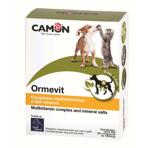ORME NATURALI CARE Ormevit tbl aminokis./vitamini/minerali, psi i mačke 1g/60kom