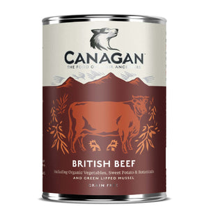 CANAGAN Britanska govedina s organskim povrćem, 400g