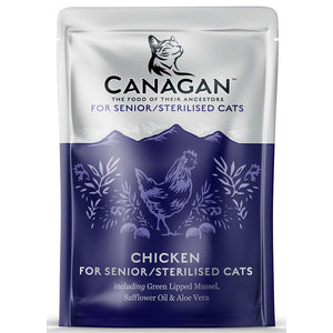 CANAGAN Sterilised / Senior, piletina, 85g