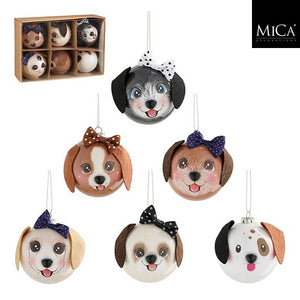 MICA Ukrasni Ornament Pas, više vrsta, 6 kom