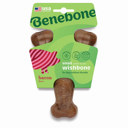 BENEBONE Igračka za pse Wishbone, aroma slanine