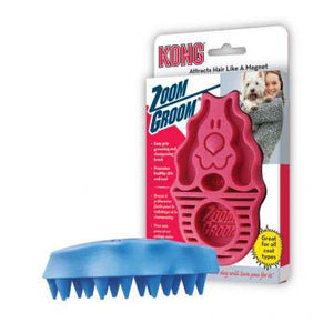 KONG Četka gumena za psa Zoom Groom, 12,07x7,37x4,14cm