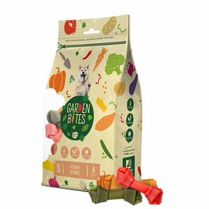 DUVO+ Garden Bites vegan bones S, poslastice za pse, 11cm, 340g
