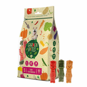 DUVO+ Garden Bites toby toothbrush S, poslastice za pse, 5cm, 500g