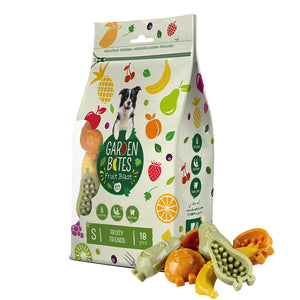 DUVO+ Garden Bites Fruity friends S, poslastice za pse, 7cm, 270g
