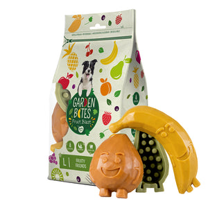 DUVO+ Garden Bites Fruity friends L, poslastice za pse, 12,5cm, 270g