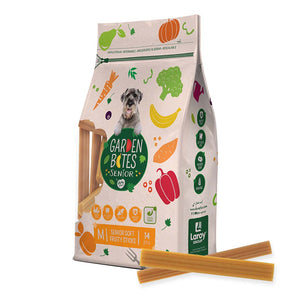 DUVO+ Garden Bites Senior soft fruity sticks M, poslastice za pse, 12cm, 210g