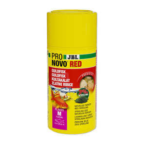 JBL ProNovoRed - osnovna hrana u listićima za zlatne akvarijske ribice 100ml