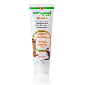 VETOQUINOL Uro-Pet gel protiv struvitnih kamenaca mačaka i pasa 120g