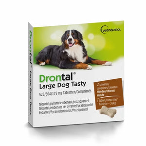 VETOQUINOL DRONTAL Dog flavour 35kg tbl. za pse antihelmintik 2kom