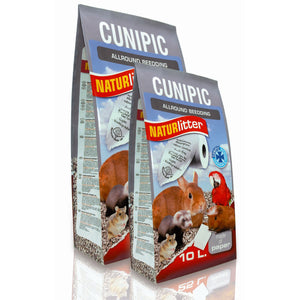 CUNIPIC Naturlitter, stelja za sve životinje, papirnati peleti, 4L