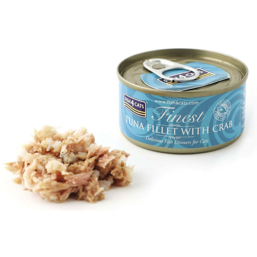 FISH4CATS Konzerva tuna s račićima 70g
