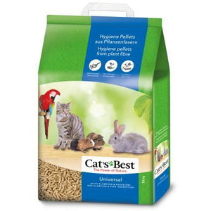 CAT'S BEST Universal, upijajući biljni pijesak za ljubimce, bezmirisni