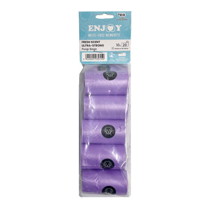 ENJOY Vrećice za izmet Ultra Strong Fresh, mirisne, 10 rola x 20 vrećica